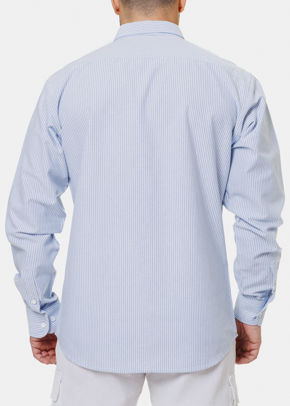 100% Cotton Blue Striped Shirt